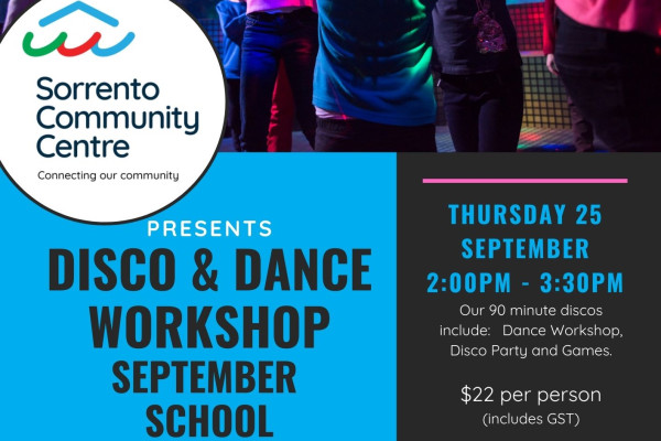 School Holiday Disco & Dance Workshop