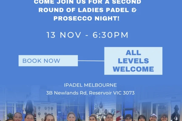 Ladies Padel & Prosecco Night - Round 2