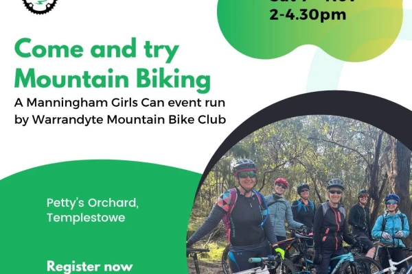 Come n Try Mountain Biking for Women and Girls - Manningham Girls Can