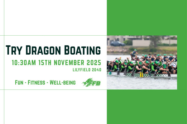 Try Dragon Boating on Iron Cove